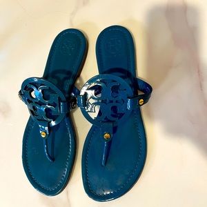 Blue Tory Burch Miller sandals in women’s size 10